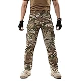 BWBIKE Herren Taktische Militärhose Combat Paintball Hose Outdoor Cargo...