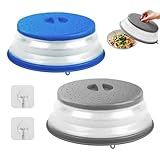 Beewiner Abdeckhaube Mikrowelle, 2-teiliges Set Mikrowellen Abdeckung mit...