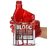 Festicy Kunstblut 0,5 L Kanister I Perfekt für Halloween, Film und Theater...