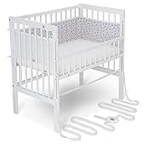 FabiMax Baby Beistellbett für Boxspringbett, TÜV geprüft 2022, inkl....