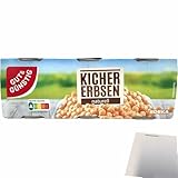 usy Bundle für Gut&Günstig Kichererbsen im Aufguss (3x200g Dose) + usy...