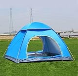 Generisch Outdoorzelt 3-4 Personen Campingzelt Wurfzelt Zelt grün orange...