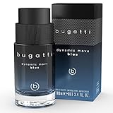 bugatti Parfüm Dynamic Move Blue 100ml I Zitrisch-aromatisches Eau de...