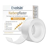 Evolsin® Silikon Narbenpflaster – Transparent – Ideal für...