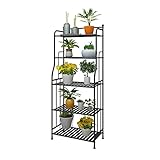 DAWNYIELD 5 Tier Metall Pflanzenständer Blumentopfhalter Rack Lagerregal...