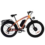 250W E-Bike Erwachsene, 48V 25Ah Elektrofahrrad mit 150KM Reichweite, 26'...