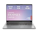Lenovo IdeaPad 1 Laptop | 15,6' Full HD Display | AMD Ryzen 3 7320U | 8GB...