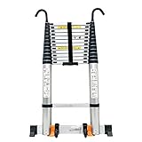 Aluminium-Teleskopleiter, leicht, ausziehbar, für Dachzelte, Wohnmobile,...