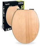 aquaSu® Holz WC-Sitz mit Absenkautomatik Venezia | Toilettendeckel in...