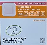 Allevyn Gentle Border Selbsthaftende Wundkompresse, 66800270, 10 x 10 cm,...