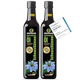 Kräuterland Schwarzkümmelöl 2X500ml(1L) – kaltgepresst & ungefiltert -...