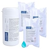 wellsaclean Desinfektionstücher Set zur Schnelldesinfektion | Inhalt: 1...