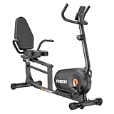 Dskeuzeew Liegeergometer für Zuhause heimtrainer mit 16 verstellbaren...