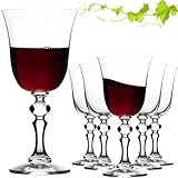 IMPERIAL Stilvolle Rotweingläser 220ml Serie 'Vintage' Set 6-Teilig...