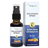 Melatonin Spray - Sofortspray extra hochdosiert mit 0,5 mg Melatonin pro...