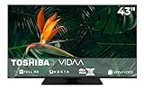 Toshiba Fernseher 43 Zoll Smart TV VIDAA Full HD Fernseher HDR Smart TV mit...