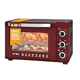 WOLTU Mini Backofen, Pizzaofen 32 L, 1600 W, 100-230 °C, 0-60 Min. Timer,...