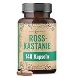 Rosskastanien Kapseln – 800mg Reines Extrakt mit Weinlaub und Acerola...