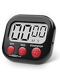 Digitaler Küchentimer Magnetisch Stoppuhr Timer mit Uhr, Timer für...