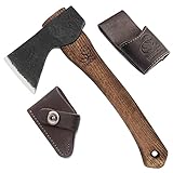 BeaverCraft Handgeschmiedetes Beil AX1 Campingaxt Freizeitbeil Axt Holz...