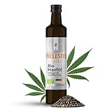 OELESTO® BIO Hanföl [250ml] kaltgepresst - edles reines Hanfsamenöl -...