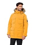 Jack Wolfskin Herren Glacier Canyon Parka, Mustard, L EU