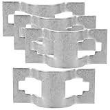 HYTROVE 4 Stück Stahlrohr Gerüstklemme mit Doppel ohr Design Vielseitige...