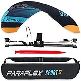 Wolkenstürmer® Paraflex Sport 1.7 (türkis) 2-Leiner Lenkmatte –...