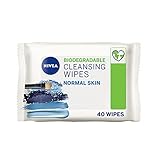NIVEA Biologisch abbaubare Reinigungstücher normale Haut (40 Blatt, 4...