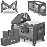 Lionelo Sven Plus 4 in 1 Baby Bett Laufstall Baby ab Geburt bis 15 kg...