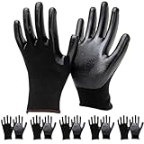 BDSHUNBF 6 Paar Handschuhe Arbeitshandschuhe Herren Gr 10, Gartenhandschuhe...