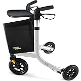 Healthbazaar Rollator mit 3 Rädern für Senioren,Faltbarer Gehwagen mit...