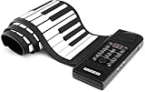 Funkey RP-61M Rollpiano (61 Tasten, Aufnahmefunktion, MIDI, 128 Sounds, 128...