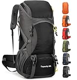 jianyana Wanderrucksack 50L Trekkingrucksack Regenhülle Reiserucksack...