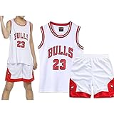 Basketball Kinder Trikot 2 Stücke,Mode Basketball Kleidung Kinder,Jungen...