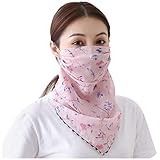 N / C Hals Gamasche Gesicht Bandana Bedeckung Sturmhaube Seidenschal...