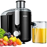 GDOR Entsafter 600W Entsafter Gemüse Und Obst Mit Großem 65mm...