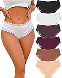 ALL OF ME 6er Pack Baumwolle Unterwäsche Damen Unterhosen Frauen Brazilian...