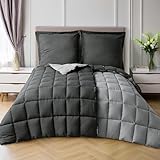 HIG Bettdecken 135x200 cm Set mit 2 Kissenbezüge 80x80cm – Oeko-TEX...