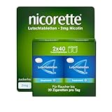 NICORETTE Lutschtabletten mit 2 mg Nikotin – freshmint Geschmack –...