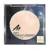 Manhattan Soft Compact Powder, Helles Kompakt Puder mit Puderquaste für...