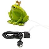 Blümelhuber Wasserspeier Frosch Figur - Frosch Deko Garten - Wasserspiel...