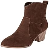 Amazon Essentials Damen Western-Stiefeletten, Dunkles Toffee Braun, 37.5 EU