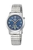 Master Time Funk Quarz Damen Uhr Analog-Digital mit Edelstahl Armband...