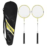 Tbest Badminton Schläger Set, Anti -Slip -Grip -Eisen -Legierung Badminton...