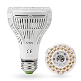 SANSI Pflanzenlampe LED 15W Pflanzenlicht Vollspektrum E27 Weiß 4000K für...