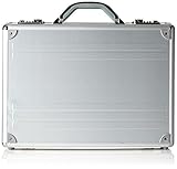 ALUMAXX 45131 Laptop-Attaché-Koffer Kronos aus silbernen Aluminium,...