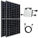 Balkonkraftwerk 1170W Solaranlage Komplettset mit 800W Hoymiles Micro...