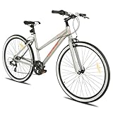 Hiland 28 Zoll Trekkingrad Bike Cityrad Damenrad 7 Gang Hybrid Fahrrad...