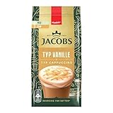Jacobs Typ Cappuccino Vanille, Getränkepulver mit löslichem Bohnenkaffee,...